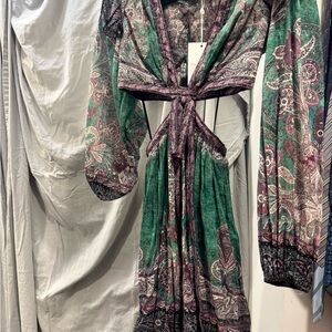 Zimmermann Multicolor Paisley Long Sleeve Dress